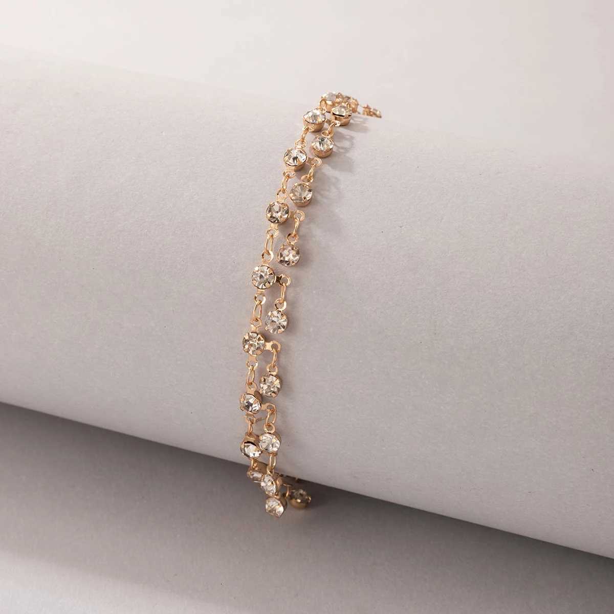 Docona Tassel Water Droplet Women Summer Beach Party Accessories Bohemia On The Fashion Anklet Simple Jewelry Female Y250805