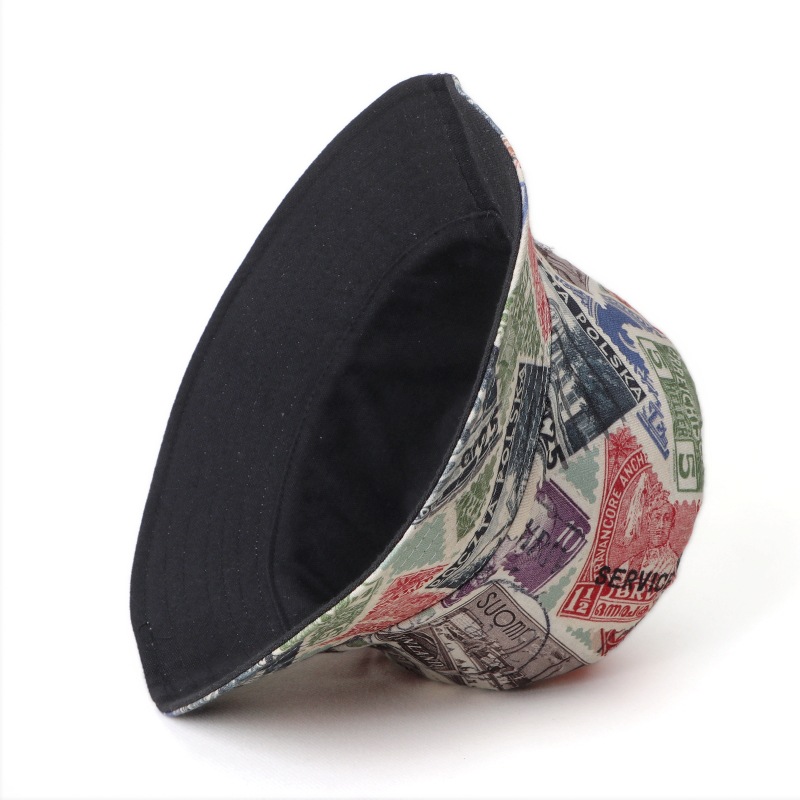 Stage Wear Four Seasons Cotton Print Bucket Hat Fisherman Hat Outdoor Travel DOUBLE-SIDES Hat Sun Cap Hats for Men and Women