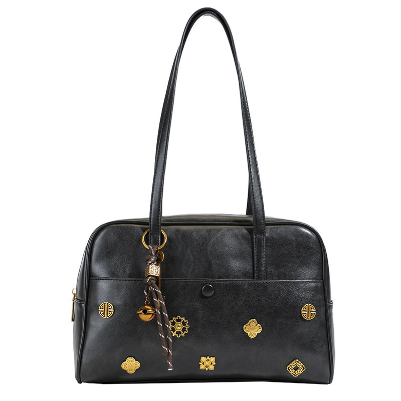 Autumn Winter Niche Underarm Bag for Women 2025 Simple Briefcase Fashion Large Capacity Shoulder Bag 250806