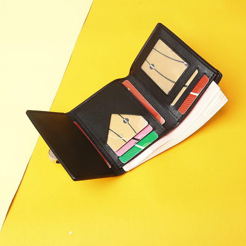 New High-End Women's Short Fashion Versatile Multi-Card Slot Multi-Function Coin Purse 70% off Wallet