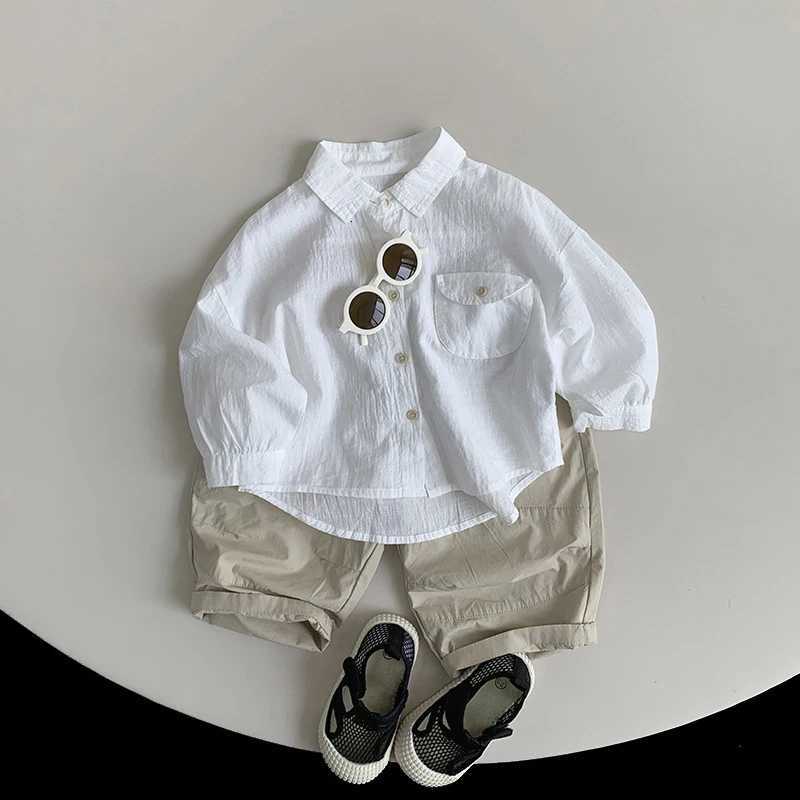 2024 Summer New Childrens Long Sleeve Shirt Super Soft Girls Boy Long Sleeve T-shirt Sun Protection Top X250806