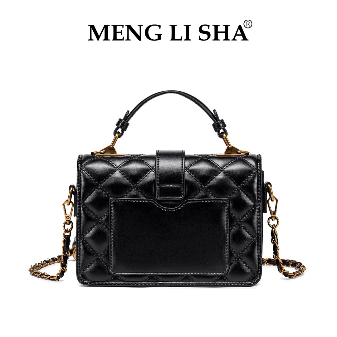MENG LI SHA 2025 New Casual Crossbody Small Bag for Women Popular Single - shoulder Chain Bag Spring - Summer Bags with a Sense of High - end and Luxu