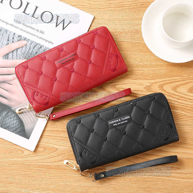 New Womens Long Zipper Multi-functional Versatile Wallet Large Capacity Phone and Purse H250806