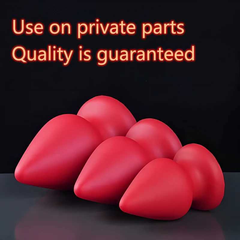huge Butt Plug Silicone Anal Plug with Suction Cup Oversize Male Prostate Stimulation Female Vaginal Massage Dilator Adult Sex ToysXJ250806