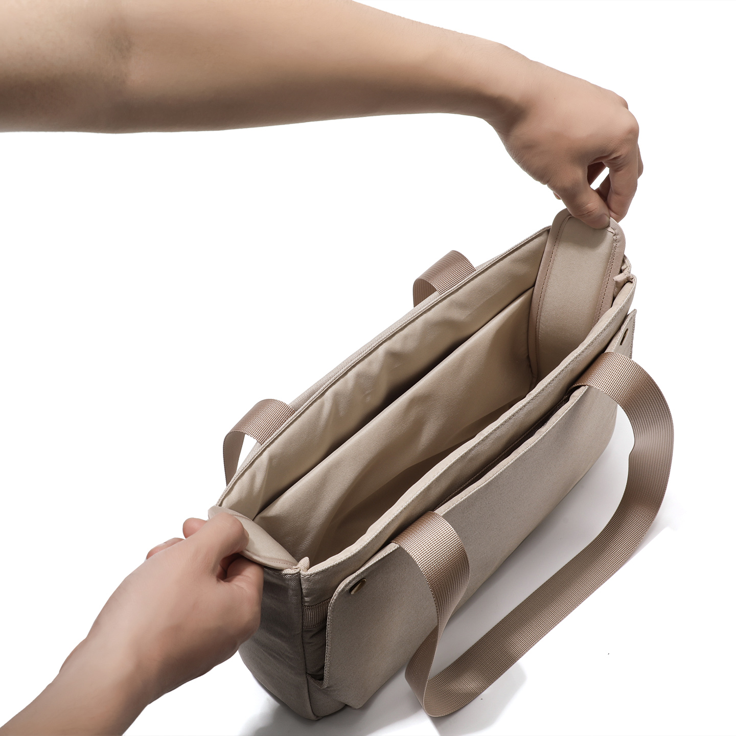 Japanese multifunctional shoulder bag, tote bag, tablet bag, minimalist commuting handbag, business travel briefcase