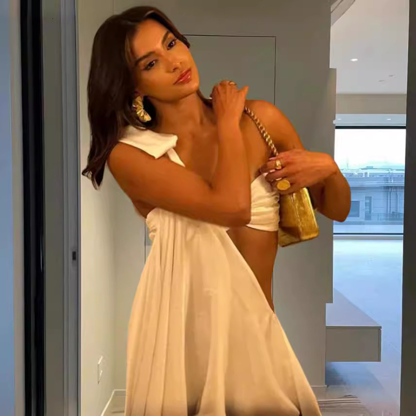 2025 Spring/Summer fashion European and American Women's Sexy Spicy Girl Party Evening Dress New Designer Dress