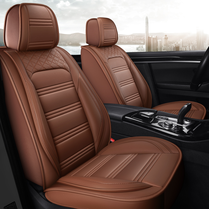 Precision-Fitted Auto Interior Upgrades with Durable Leatherette Seat Covers
