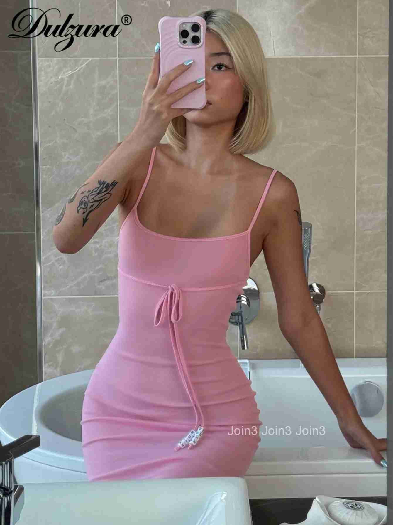 Dulzura WomenS Sleeveless Backless Bodycon Lace Up Cami Maxi Dress Solid Sexy Elegant Long Dress Party Clubwear Summer Clothes