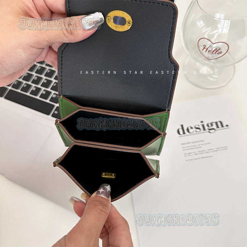 New Dopamine Style Womens Card Holder Wallet Short Fashion Multi-color Multi-card Slot Card Holder with Zipper H250806
