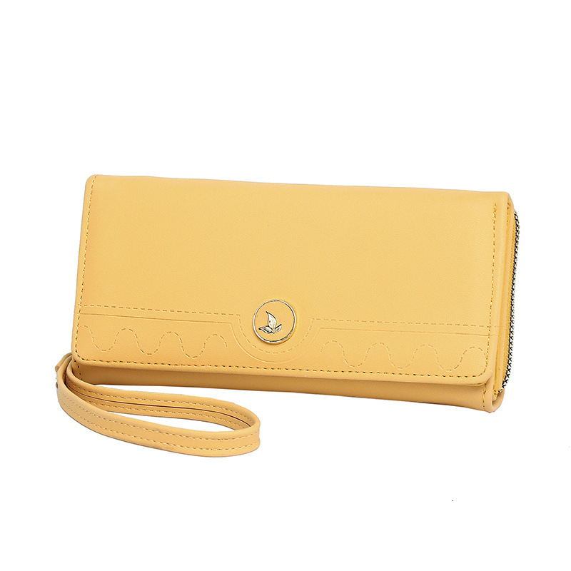 Women's New High-End Long for Women Large Capacity Fashion Simple 70% off Zipper Wallet