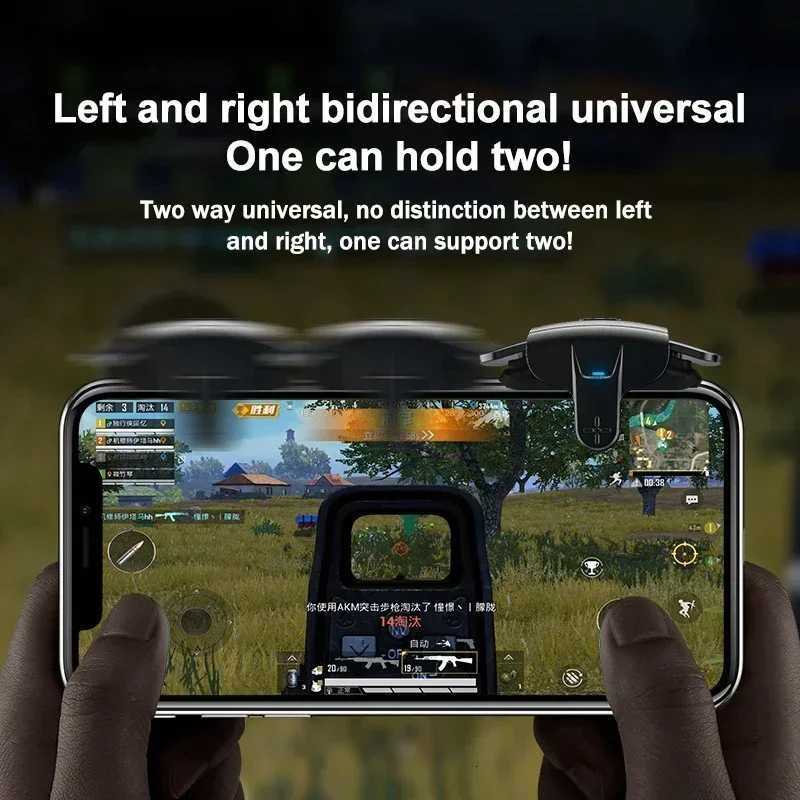 MEMO AK05 Mobile Phone Game Trigger L1 R1 Aim Shooting Alloy Key Buttons Gamepad Joystick for IOS Android PUBG Gaming Controller XJ250806