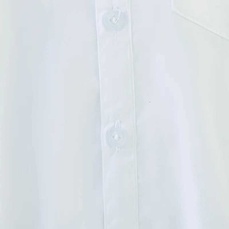 Summer New Baby Boy Shirt Simple Style White Short Sleeved Childrens Clothing Suitable for Heights of 120-180cm X250806