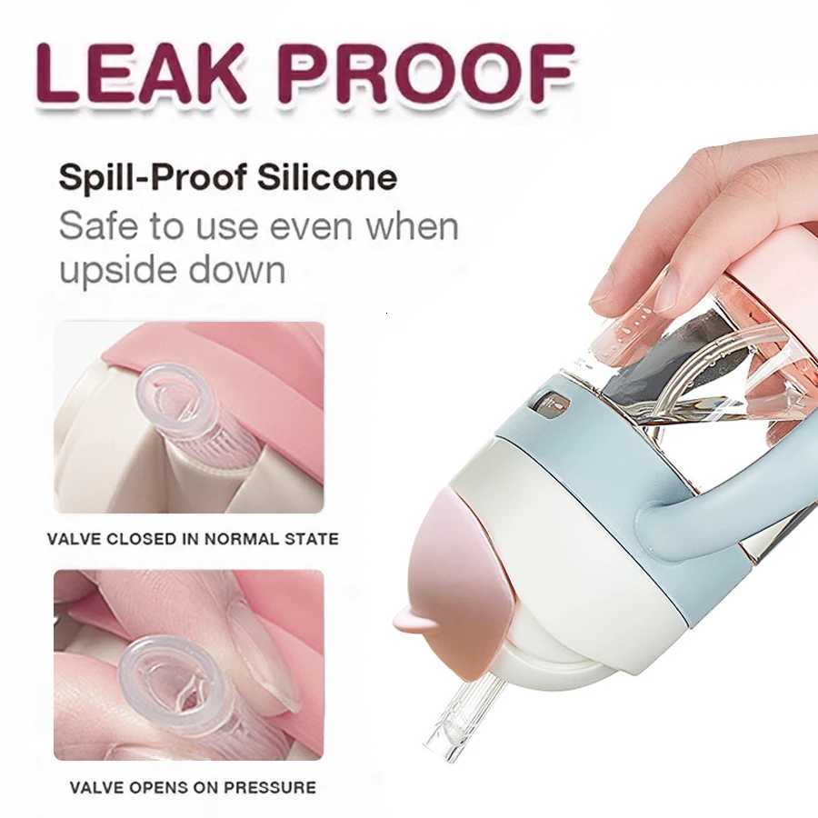 1Pc 280ml Kids Water Cup Leak-Proof With Lid Handle Thermal Insulation Anti-Scald Suitable for Children Over 1 Year Old X2508061