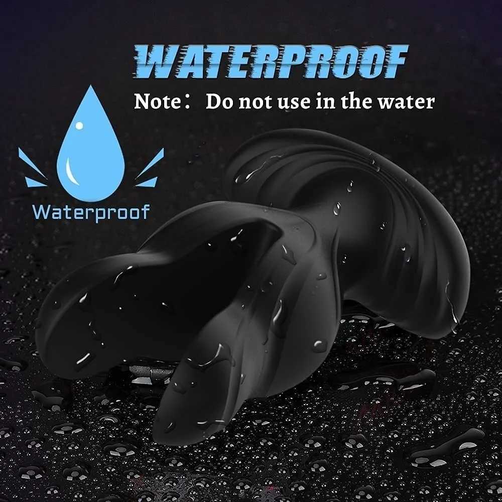 Electric Shock Anal Butt Plug Vibrators for Men Prostate Massager Clitoral G-Spot Stimulator Remote Control Waterproof Adult Sex Toy XJ250806