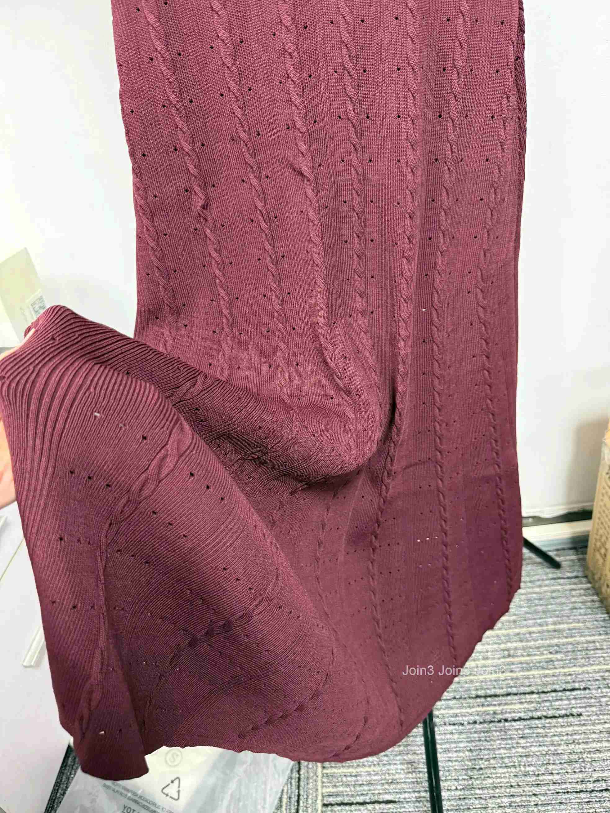 Women O-Neck White Knit Thread Mid-Length Dress Summer New Elegant Lady Ruffled Sleeve Single Breasted Slim Long Robe