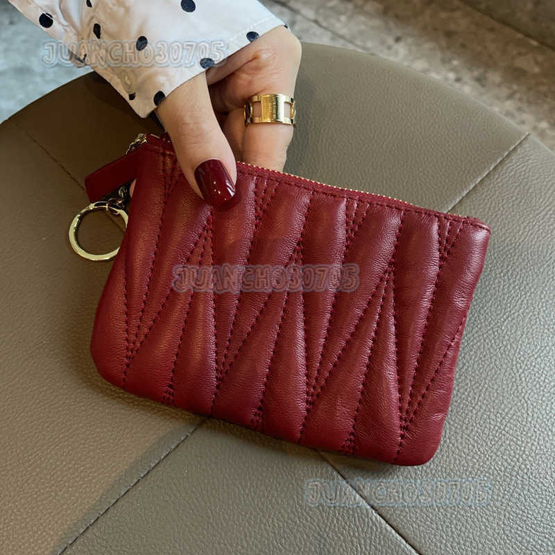 Mini Wallet for Women Compact Leather Wallet Short Genuine Leather Coin Purse 2025 New Simple Zipper Wallet H250806