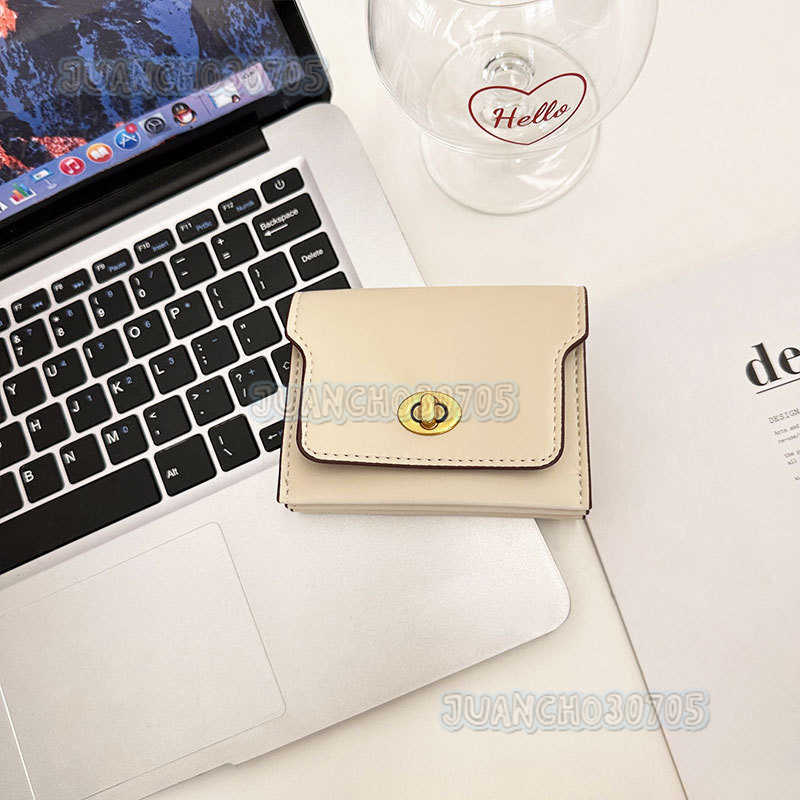 New Dopamine Style Womens Card Holder Wallet Short Fashion Multi-color Multi-card Slot Card Holder with Zipper H250806