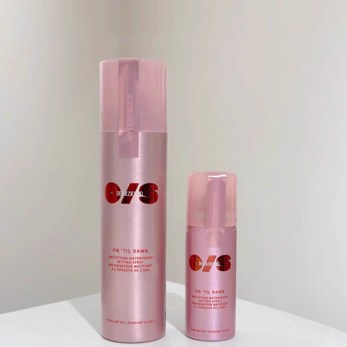 ONESIZE Mattifying Waterproof Setting Spray 46ML and 143ML Size Long Lasting Foundation Primer Makeup O/S Beauty Cosmetics Mist High quality Free Shipping