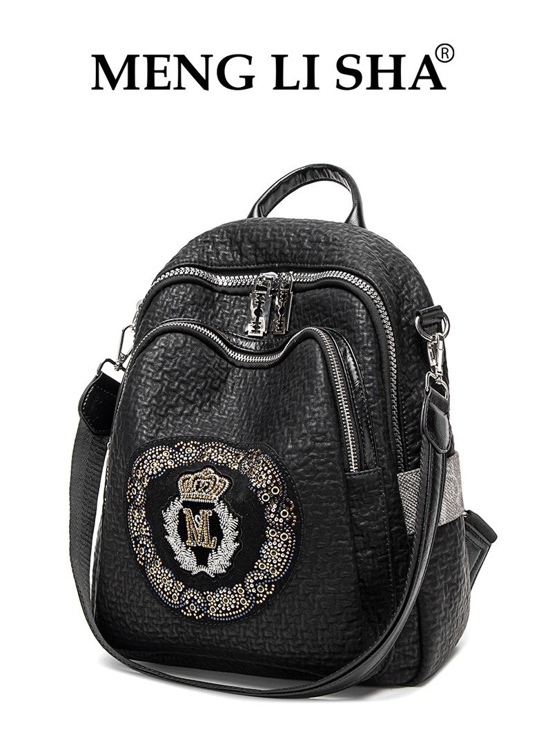2025 MENG LI SHA 2025 New Summer High - end Lightweight Versatile Large - capacity Travel Backpack for Women. It features a personalized