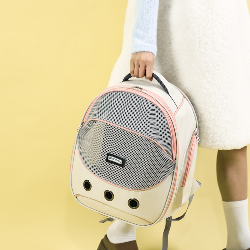 Beni Pet Cat bag, pet bag, portable backpack for going out, hand-held breathable cat bag, double-shoulder breathable, side-opening large space new sty