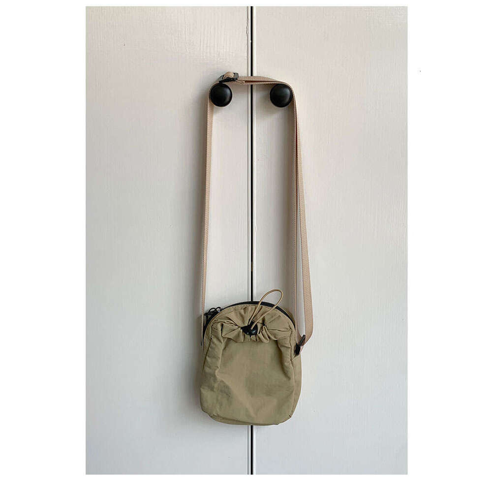 2024 Lightweight Ultra-Thin Canvas Small Bag Minimalist Style Crossbody Coin Purse Unisex Phone Pouch