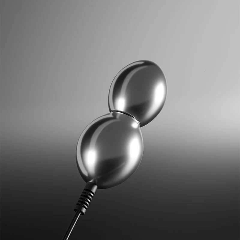 Electric Shock Butt Plug Electric Stimulation Metal Anal Blockage/Plug Dilator Electric Stimulation Prostate Massager G-Spot Stimulator XJ250806