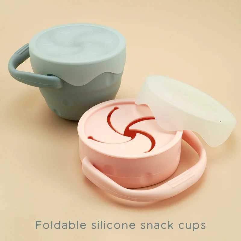 Designed Newborns Feeding Cups Baby Learning Drinkware Snack Cups For Toddlers Kids With Infant Trainer Mug Baby Stuff X250806