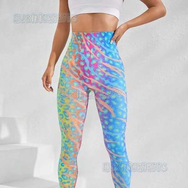 200+ Peach Butt Lift Gradient Yoga Pants Seamless Tie-dye Yoga Tight High Waist Outdoor Sports Fitness Leggings H250806