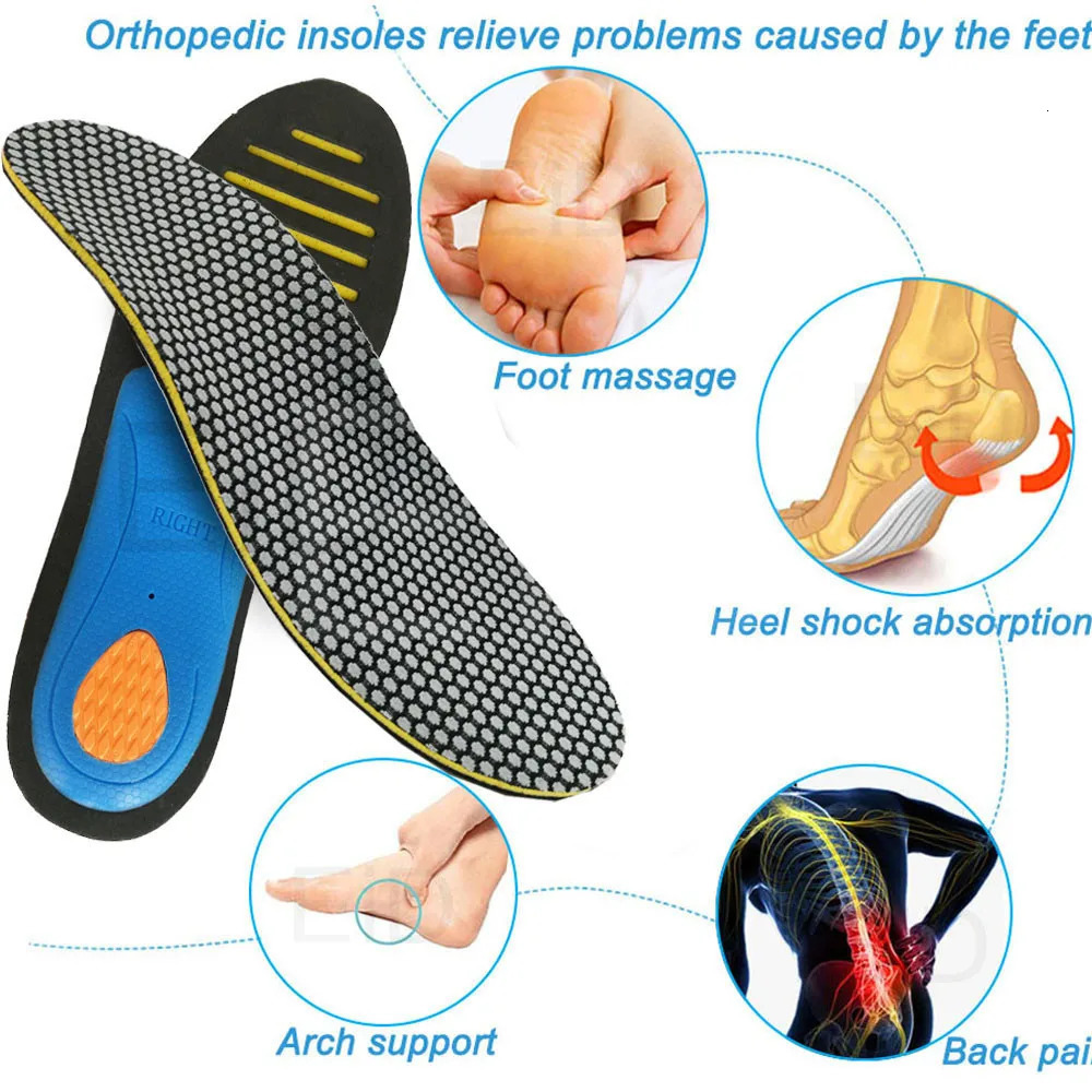 EiD EVA Orthopedic Insoles Ortics flat foot Health Sole Pad for Shoes insert Arch Support pad for plantar fasciitis Feet Care 250805