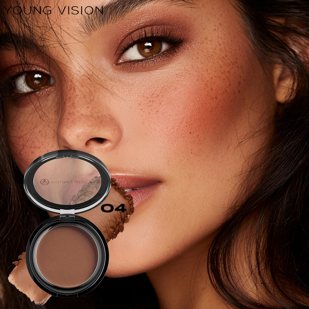 Silky Matte Bronzer Setting Makeup Contour Powder Long lasting 3D Face Shaping Concealer Deep Contouring Nose Shadow Palette 250730