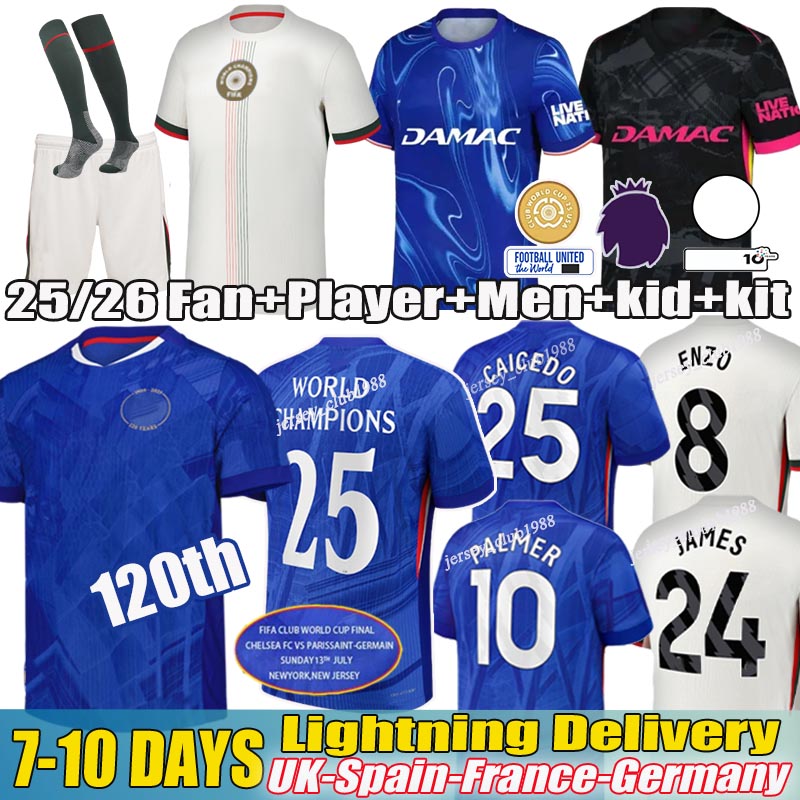 chelase jersey 25 26 Cole Palmer Jadon Sancho Enzo Fernandez jersey Marc Cucurella Mykhailo Mudryk Caicedo kit kids Chelse Football Shirt cfc jersey chelses jersey