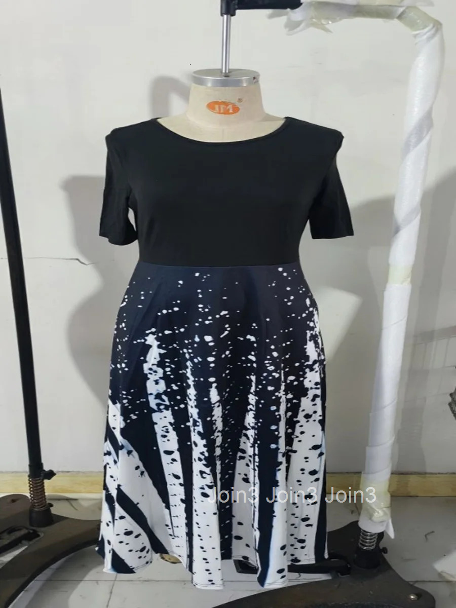 LW Womens Casual dresses short sleeve Pocket Design A Line Dress office Elegant Fashion maxi dress vestido Womens Clothing