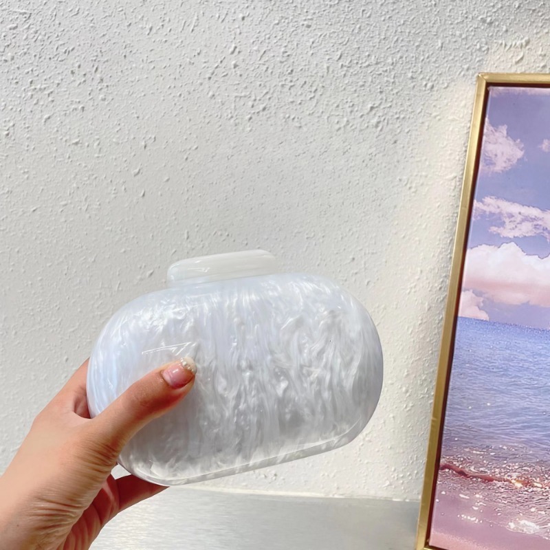 Handcrafted Acrylic Shell Handbag - Chic Messengers for Everyday Use & Evening Outfits