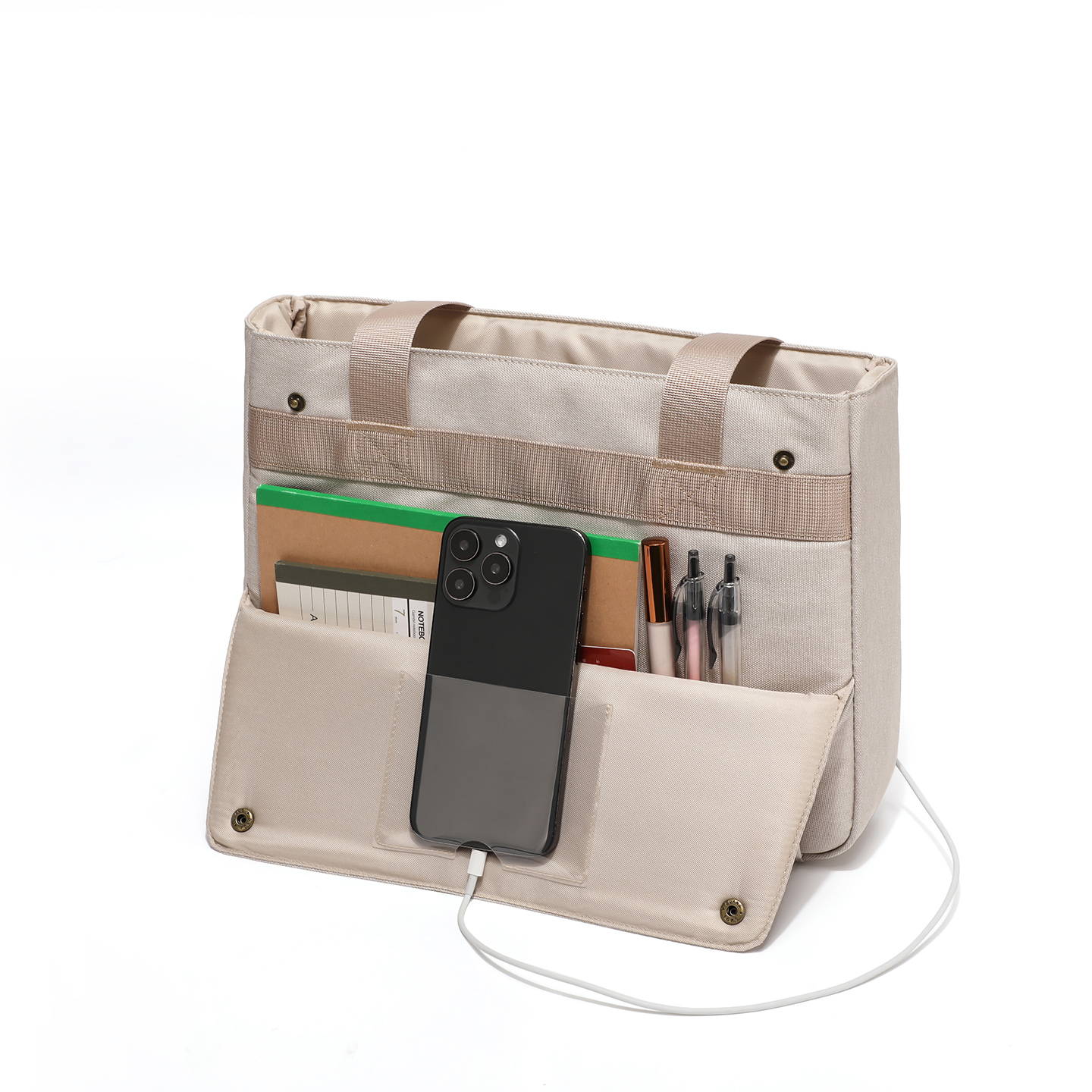 Japanese multifunctional shoulder bag, tote bag, tablet bag, minimalist commuting handbag, business travel briefcase