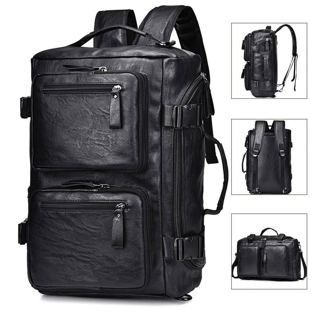 New Men's Large Capacity Travel Business Trip Handbag Multi Functional Backpack Single Shoulder Crossbody Bag high-quality