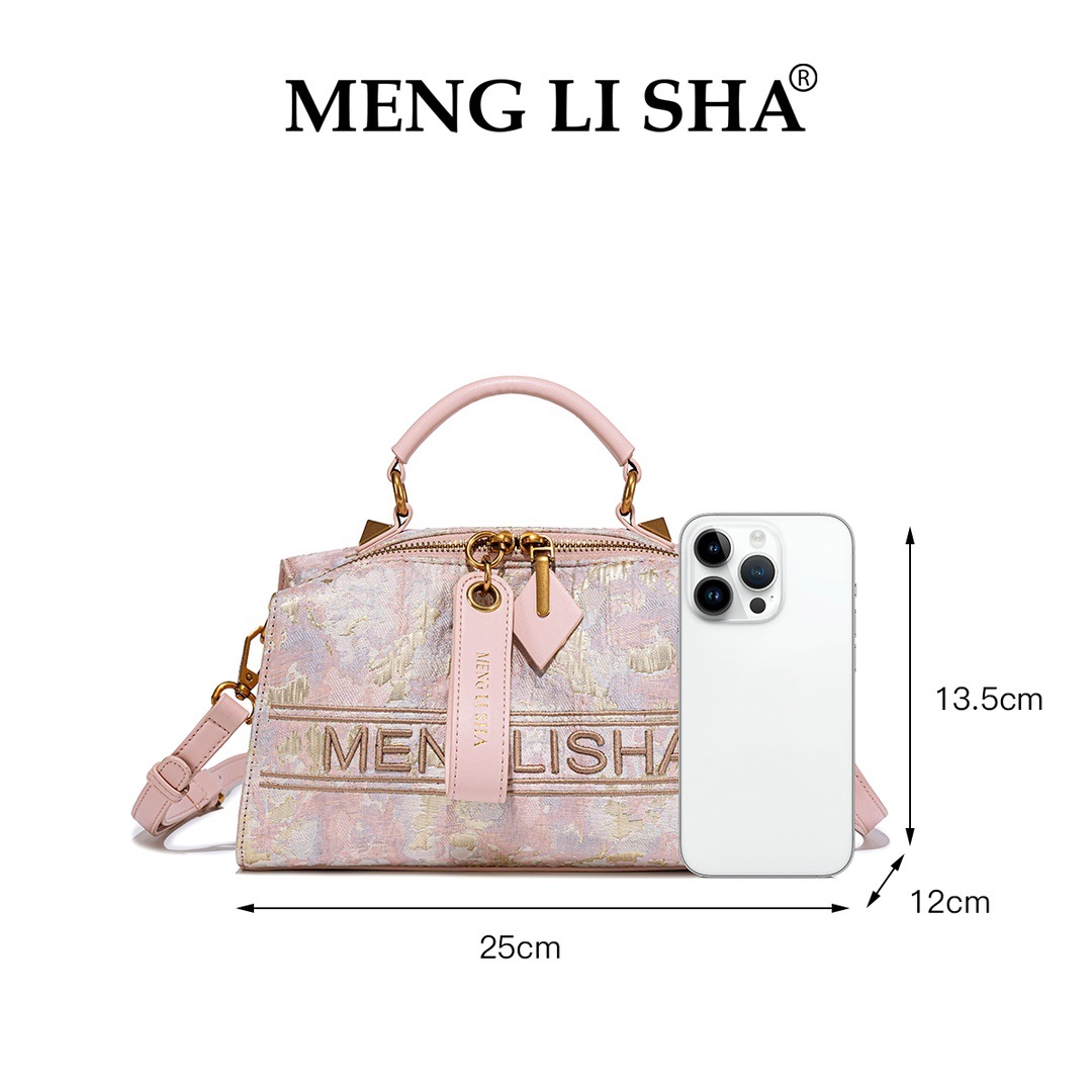 MENGLISHA spring and summer new women's bag light luxury simple handbag commuting to work large-capacity one-shoulder crossbody bag