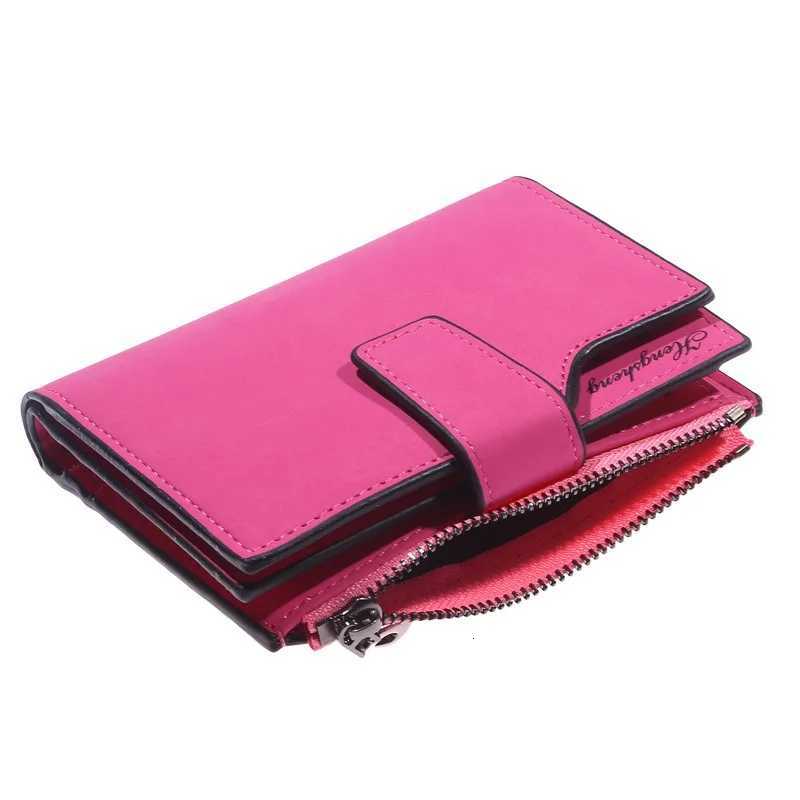 New Leather Women Wallet Hasp Small and Slim Coin Pocket Purse Women Wallets Cards Holders Luxury Brand Wallets Designer Purse XJ250806