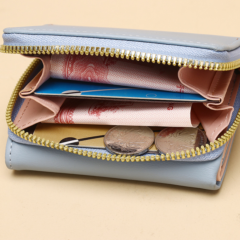 Hot-selling Women's Short Deer Antler Mini Card Holder Coin Purse Two-in-one Fashion 70% off Wallet