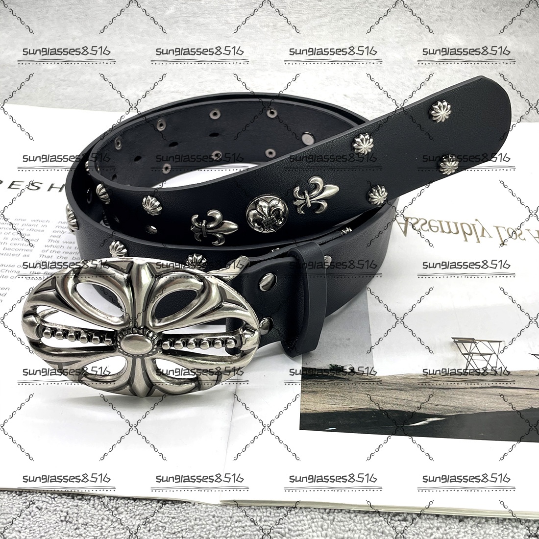 Designer belt men Hip-hop belt Leather Designer Cross Belt for Man metal classic Buckle Fashionable Length 110cm belts