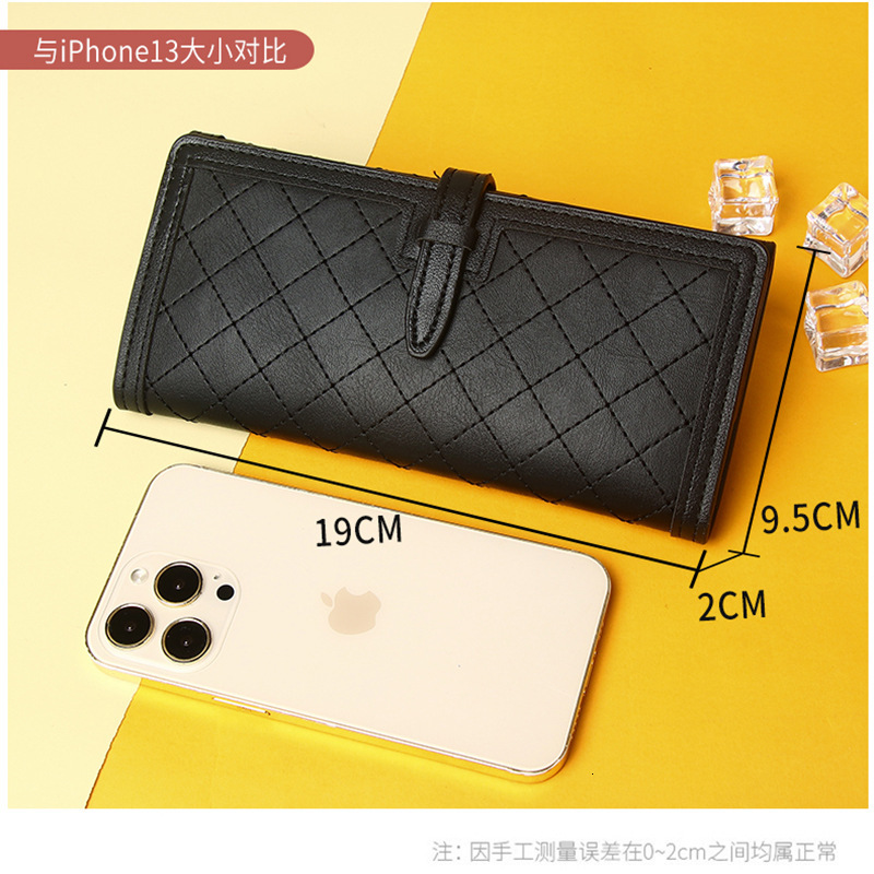 Long Wallet for Women New Niche Design 70% off Quilted Embroidery Coin Purse Clutch