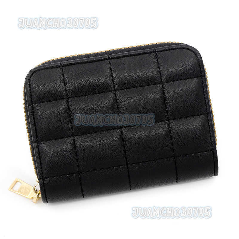 New Womens Card Holder Simple Style Subtle Pattern Accordion Card Holder Large Capacity Multi-card Slot Card Holder Zipper Bag Clutch H250806