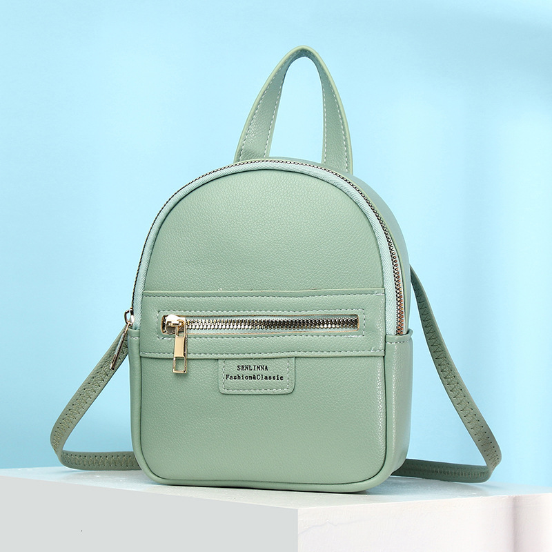 New PU Bag Fashion Lychee Pattern High-end Feel Women's Backpack