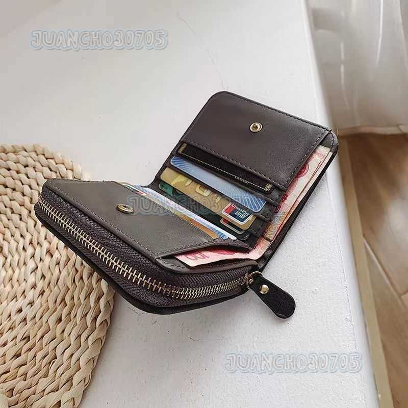 New Wallet Womens Simple Mini Wallet School Students Short Change Bag Card Bag Multi Card Slot H250806