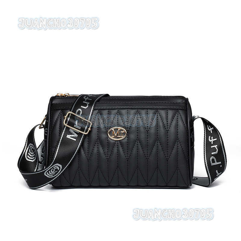 Trendy Womens Bag 2025 New Pu Pleated Crossbody Bag Small Womens Shoulder Bag Tote Bag H250806