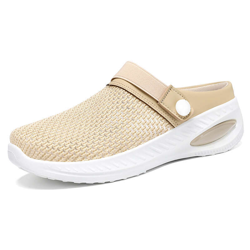 Women's Versatile Casual Breathable Outdoor Fashion Mom Shoes Closed-Toe Slippers