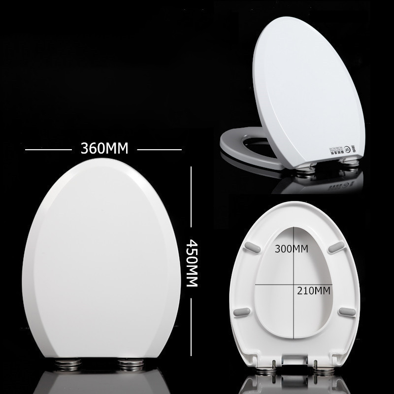 Urea-formaldehyde thickened toilet seat cover is a household universal suitable slow-lowering UVO type bathroom accessory