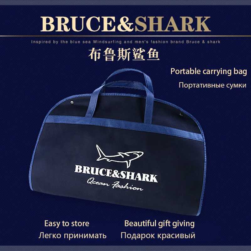 New Down Feather Mens Jacket Thickened Bruce Shark 70% Gray Duck Down Men Coats Fashion Casual Winter Warm Large Size 3XL W250806