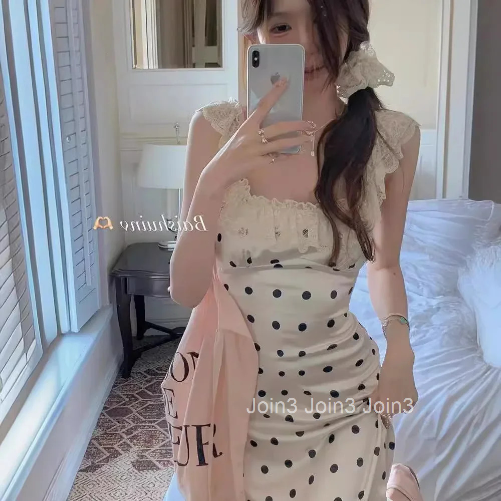 Elegant Slimming Sweet Waist-fitted Long Dress For Women Summer New Style Open-back Boat Patterned Dress