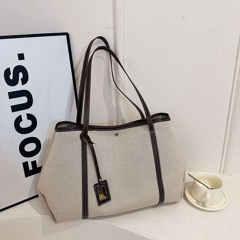 Casual Women 2025 New Trendy Versatile Shoulder Large Capacity Tote Bag For Class And Commute