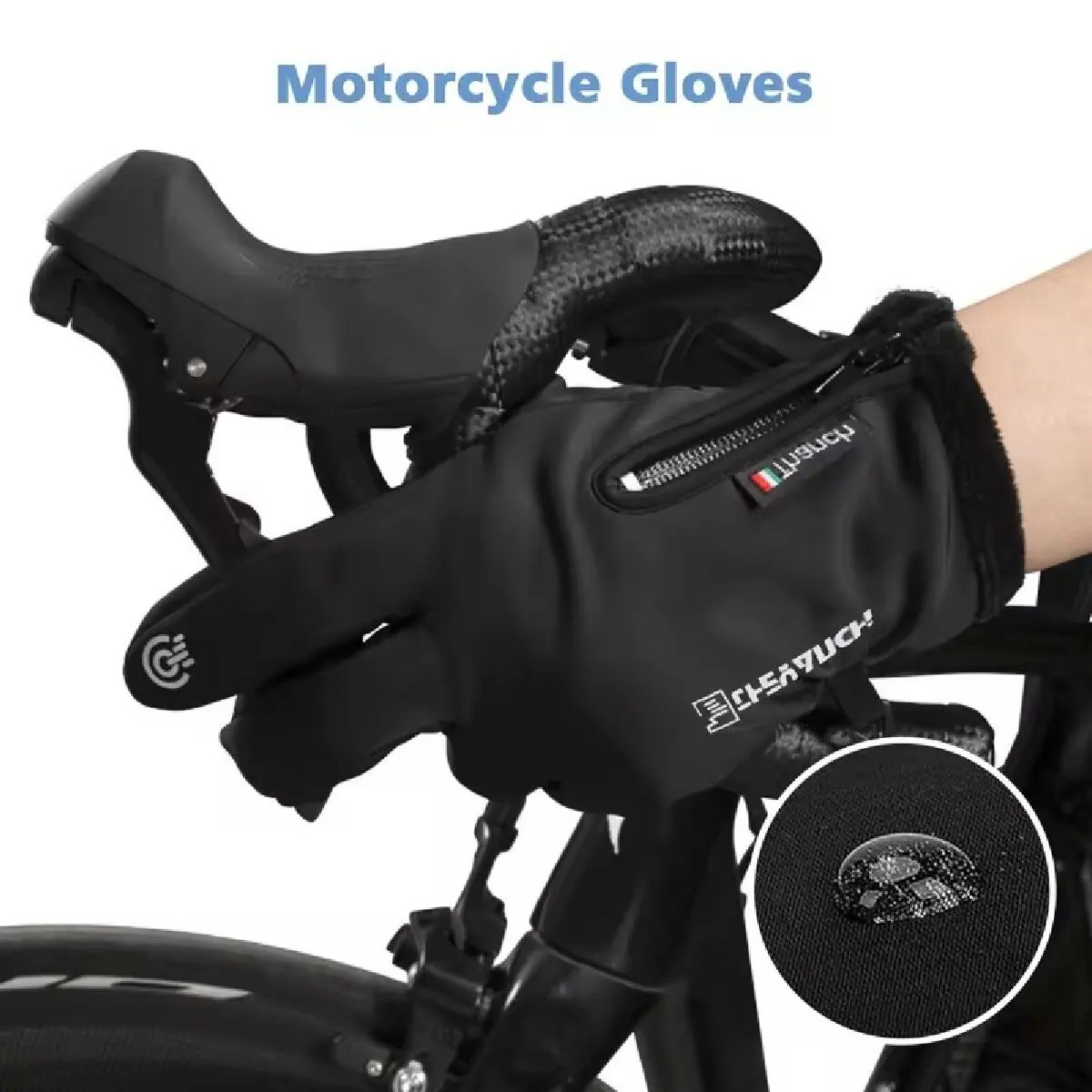 Outdoor Winter Gloves Motorcycle Gloves With Fleece Lined Touch Screen Snow Glove Waterproof Thermal Gloves For Riding 250806